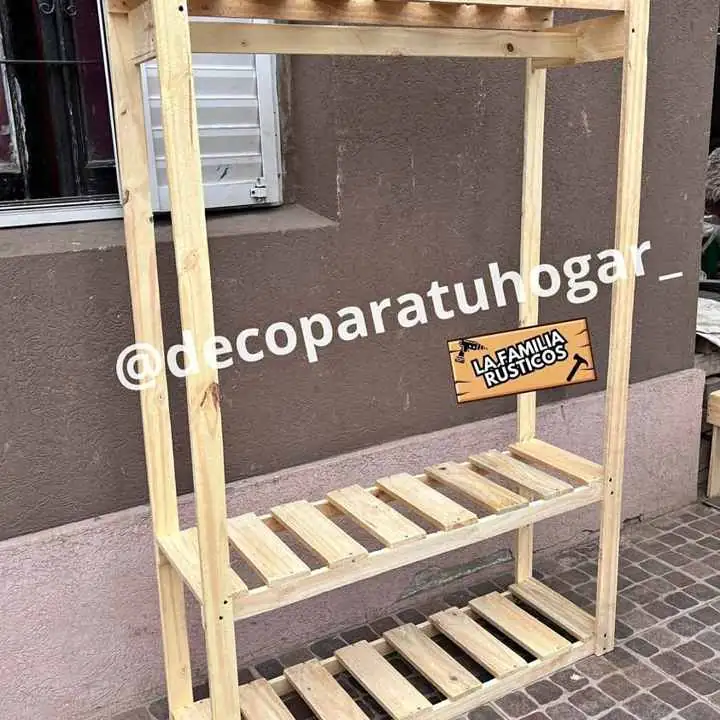 Perchero + estantes