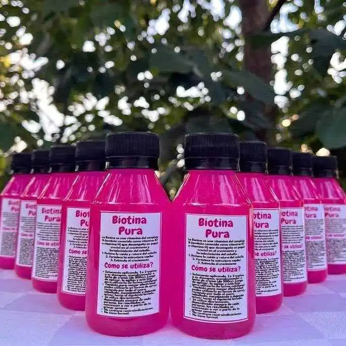 Biotina pura decile chau a la caída del cabello