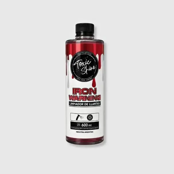 Toxic shine iron warning | descontaminante limpiador ferrico - 600ml