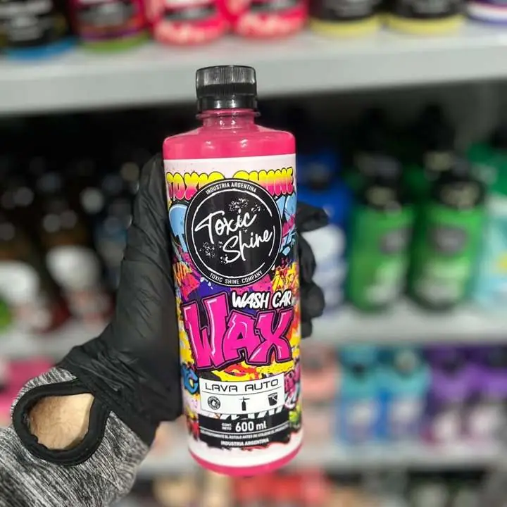 Toxic shine wash car wax | shampoo con cera ph-neutro - 600ml