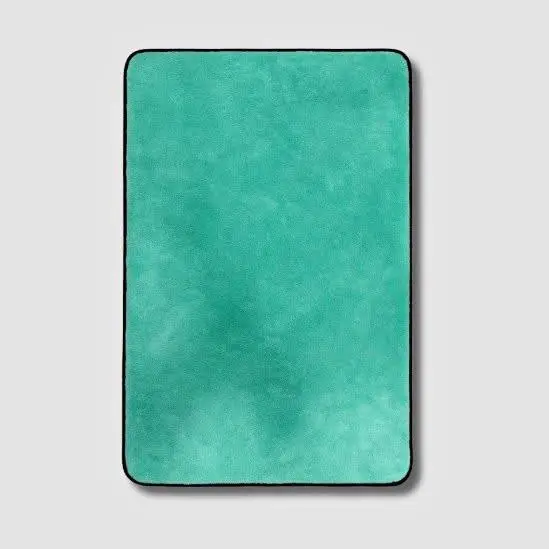 Paño toalla microfibra gigante de secado 60X90 - 1200GSM verde claro