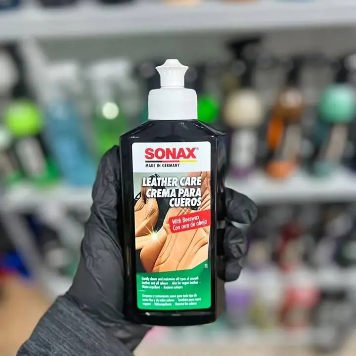Sonax leather | acondicionador loción cuidado del cuero - 250ml