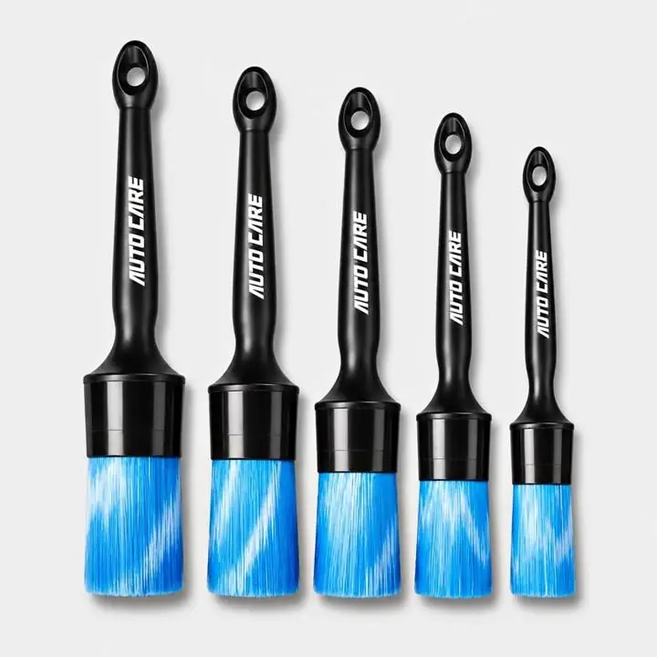 Set kit 5 brochas pincel detallado cerda dura exterior - auto care