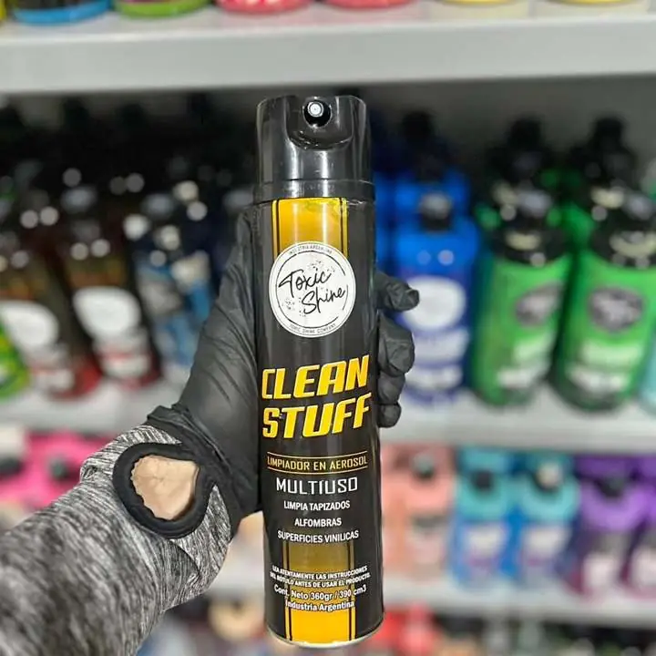 Clean stuff toxic shine | limpiador multiuso en aerosol - 360gr