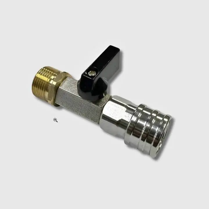 Llave de paso M22 C/acople rápido para hidrolavadora