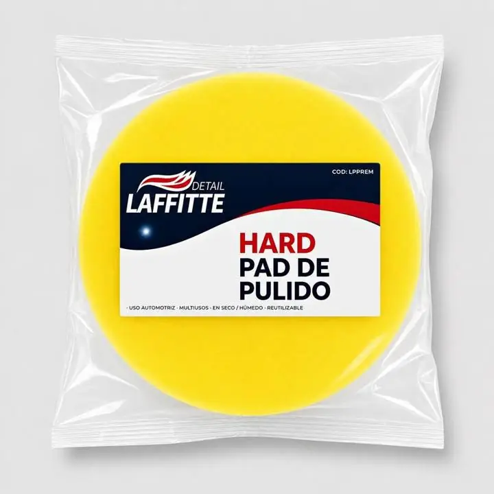 Laffitte pad esponja corte alto amarillo 5 pulgadas