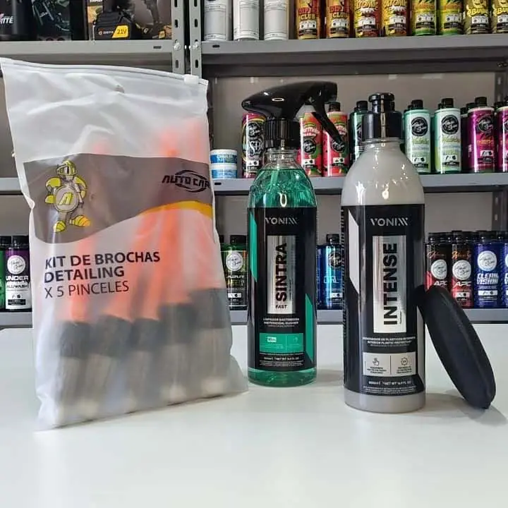 Kit limpieza interior vonixx | sintra fast + intense + aplicador + brochas X5