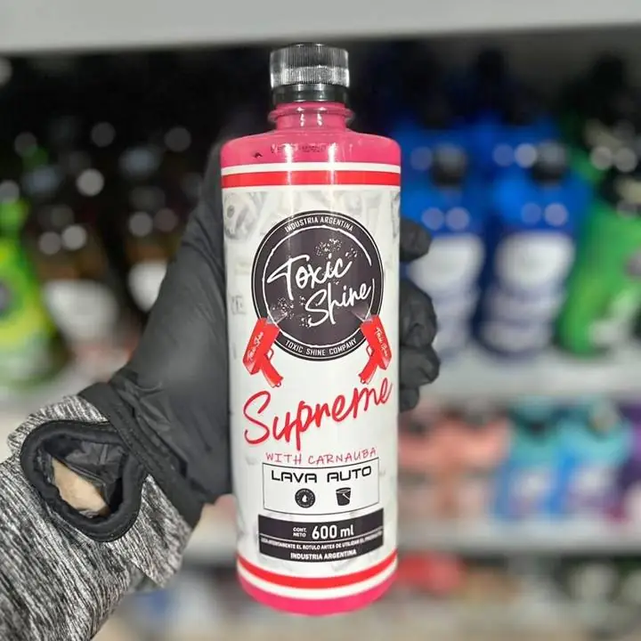 Supreme toxic shine | shampoo carnauba super espuma - 600ml