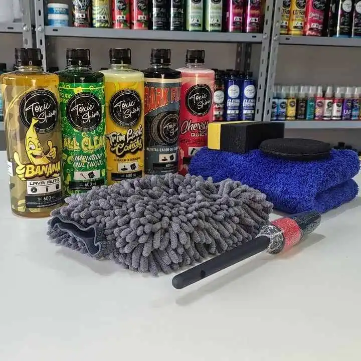 Kit lavado completo toxic shine | 5 productos + accesorios
