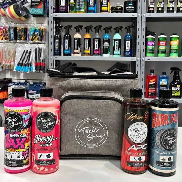 Kit lavado completo toxic shine | bolso grande + productos