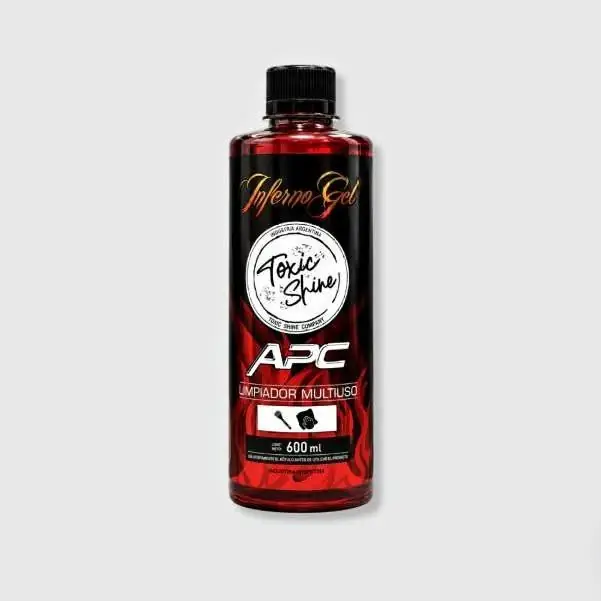 Toxic shine inferno gel | apc limpiador multiproposito - 600ml