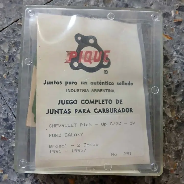 Juego completo juntas carburador Brosol 2 bocas