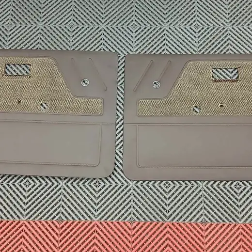 Juego paneles tapizados traseros marron fiat 128 super europa