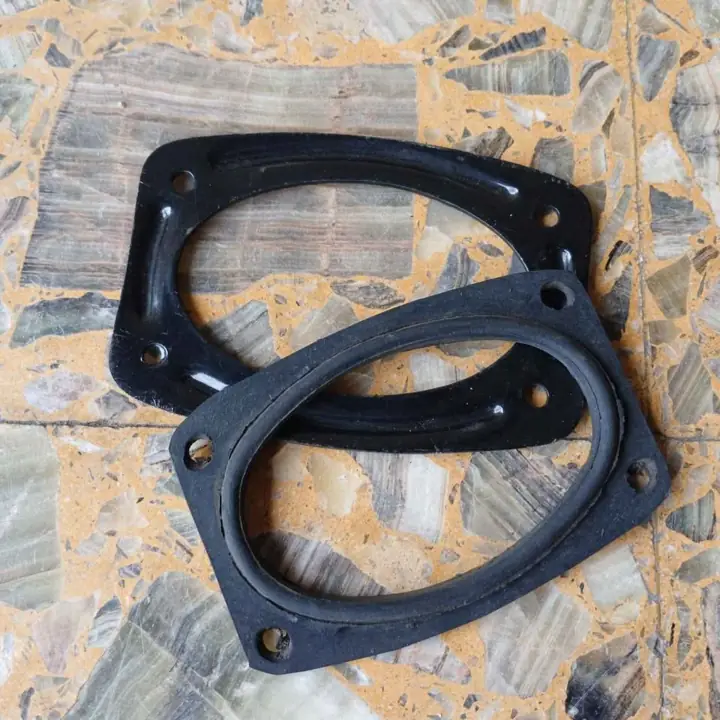 Brida y junta goma filtro de aire fiat 1500/1600