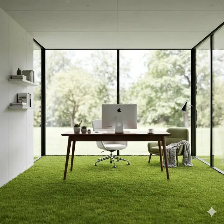 Césped artificial para patios y jardines