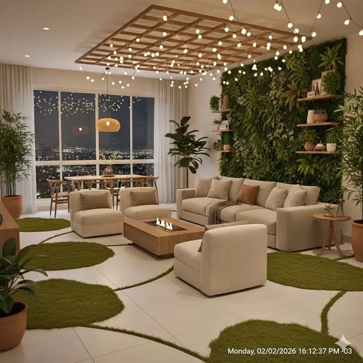 Césped sintético decorativo para el hogar
