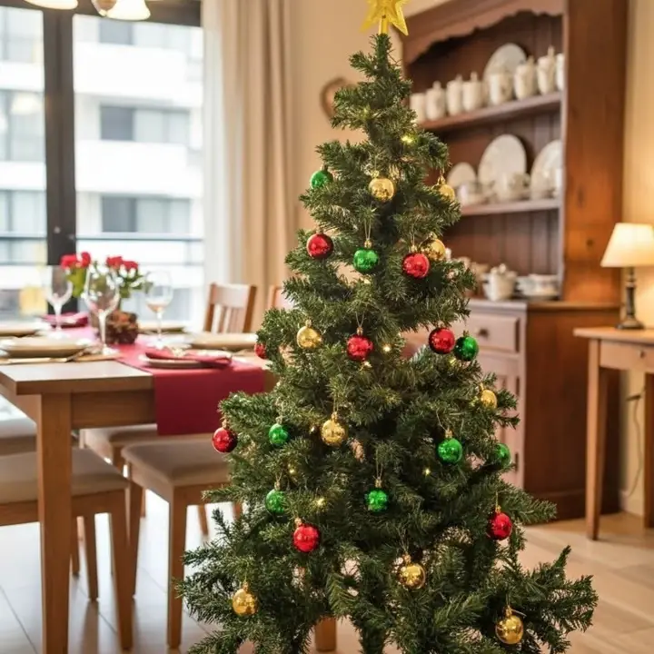 Árbol de Navidad decorado varias medidas
