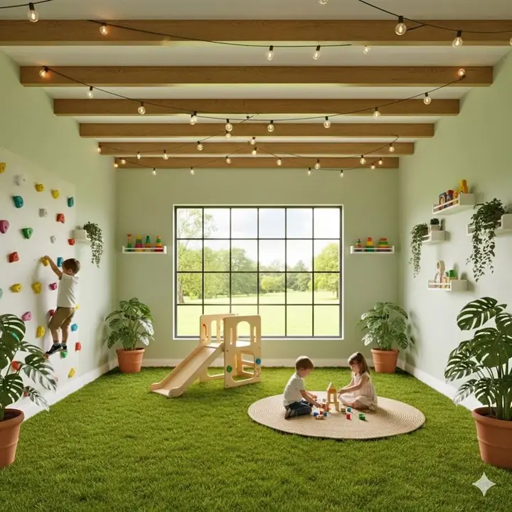 Césped artificial para patios y jardines