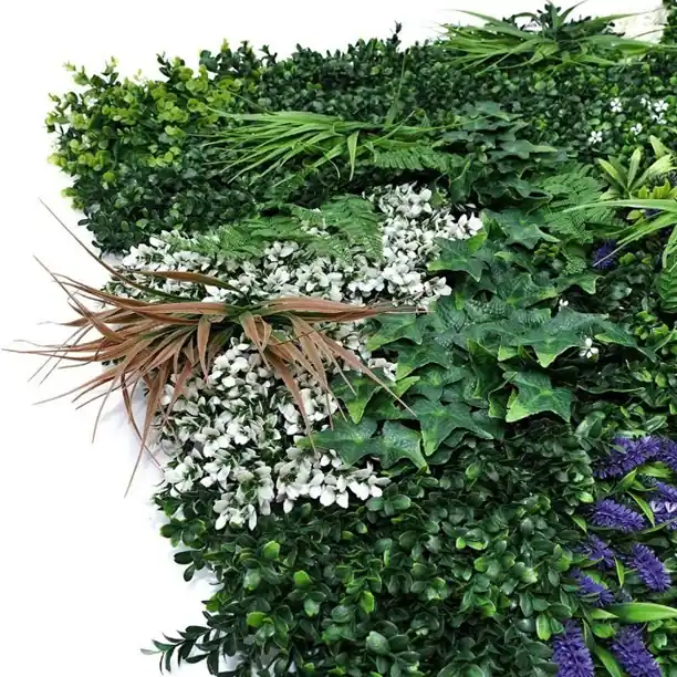 Jardín vertical decorativo artificial 1x1 m