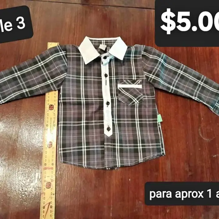 Camisa nene t.3 para 1 año aprox