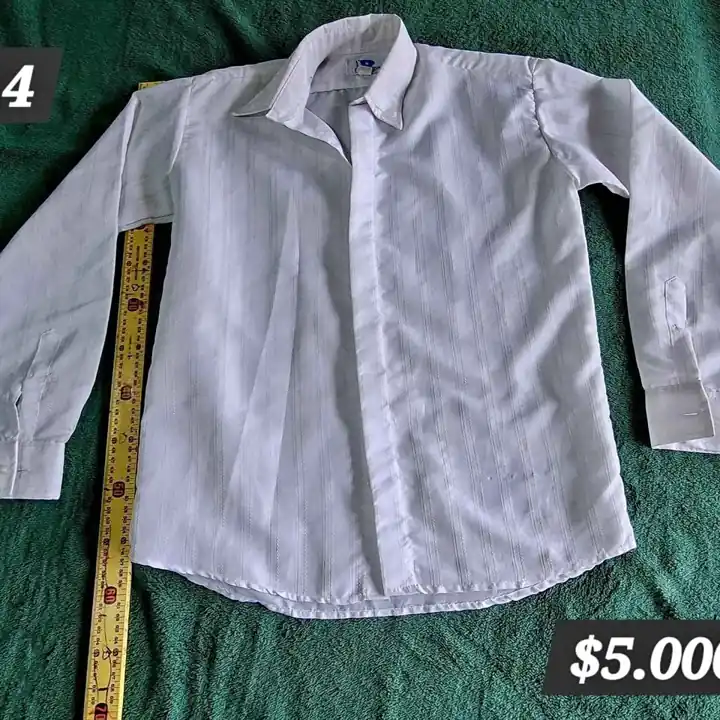 Camisa blanca nene t. 14