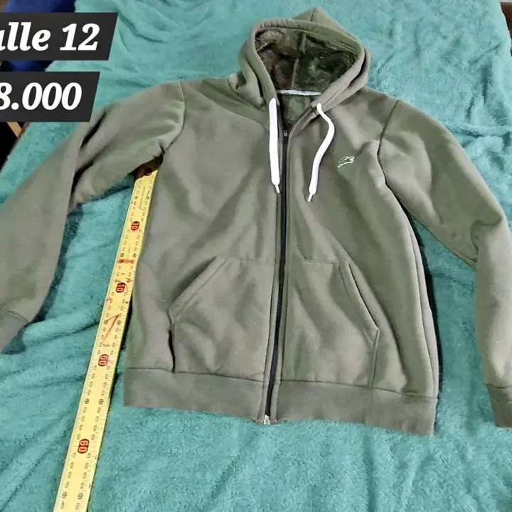 Campera algodon con piel t.12