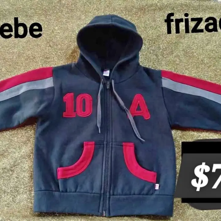 Campera algodon frisado t.5 para 2 a 3 años aprox