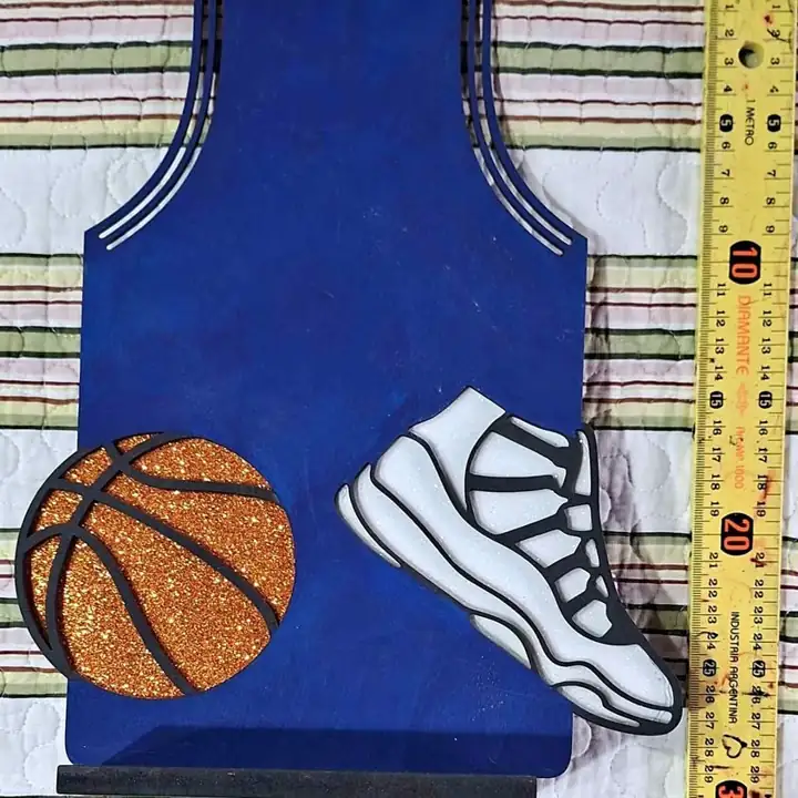 Adorno torta o centro mesa basquet