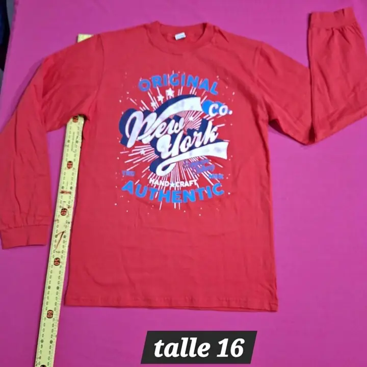 Remera manga.larga t 16