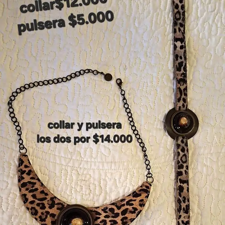 Collar y pulsera los dos por $14.000
