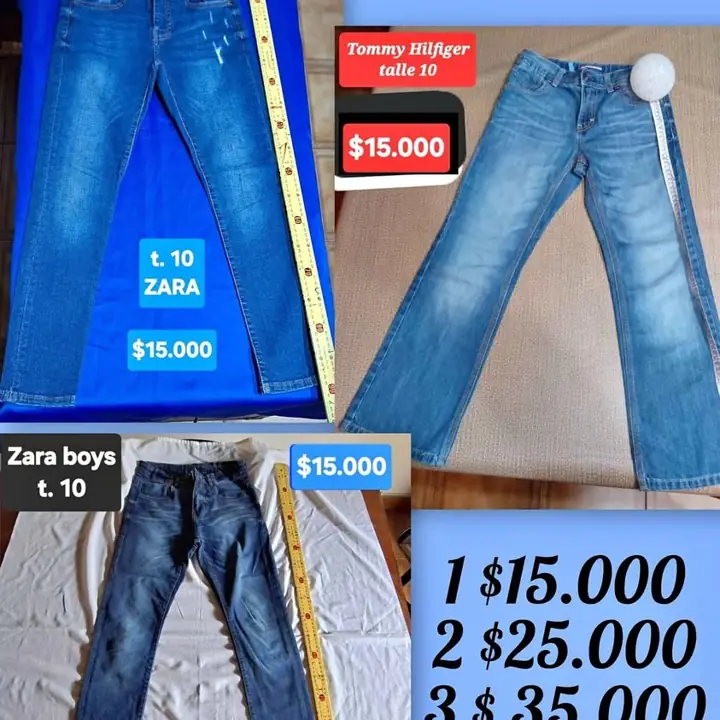 Lote jeans talle 10