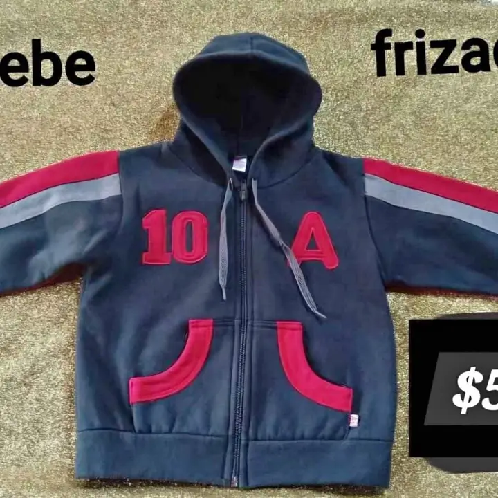 Campera algodón frazada talle 5 niño/a
