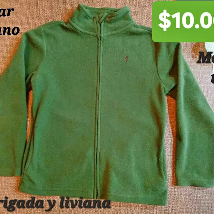 Campera polar soft. Liviana nene/a t. 8