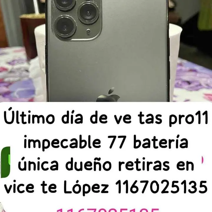 Se liquida pro 11 77 batería unicodueño Vicente López