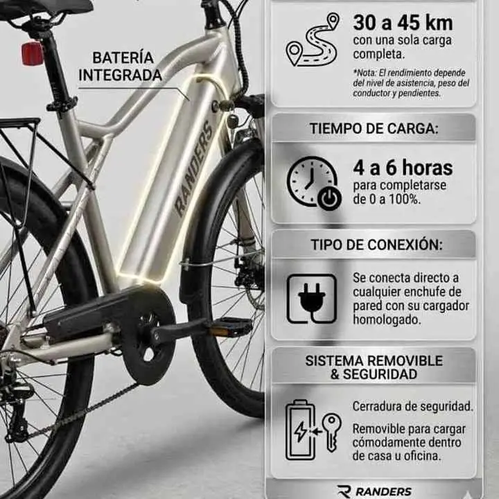 Se va hermosa Randers eléctrica ekono impecable Saavedra