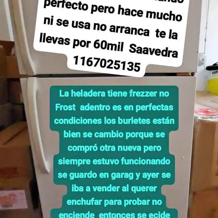 Se va hoy en Saavedra no está prendiendo toda info en fotos precio final el publicado
