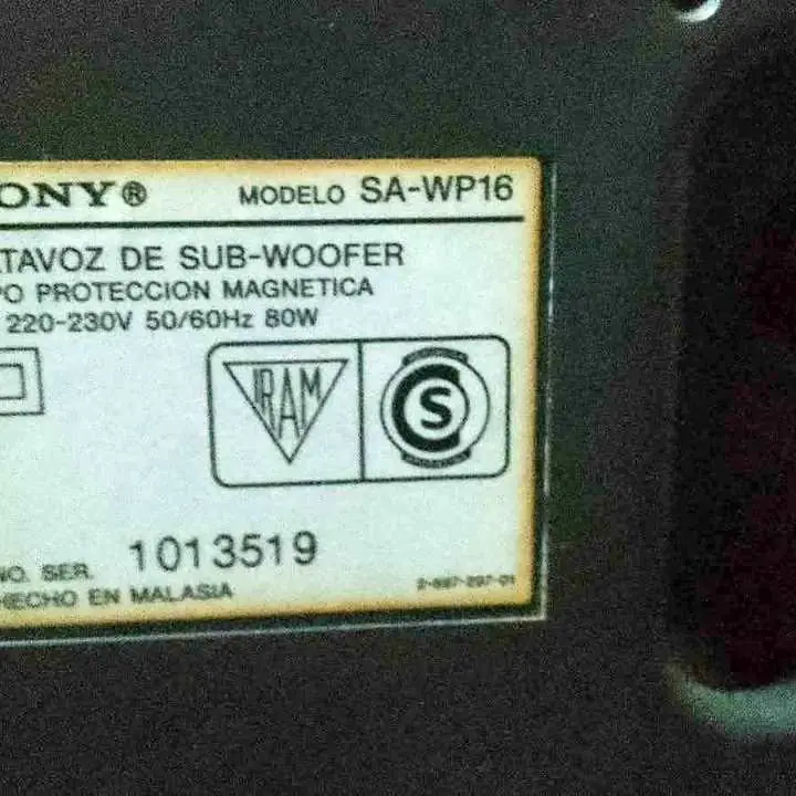 Se va hoy impecable altavoz de sub Woolfer se retiran en caba precio publicado i dividuak
