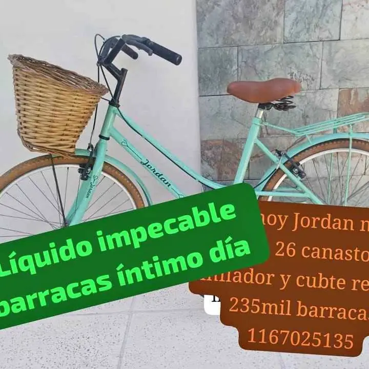 Se va hermosa Jordan mujer rodado 26 con cubre y inflador regalo. Barracas