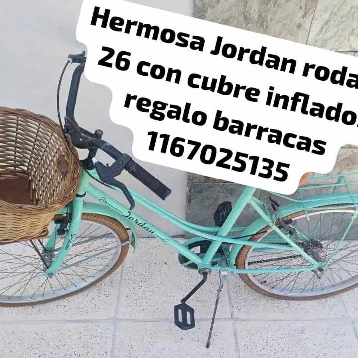Se va huy último día ven ta Jordan hermosa rodado 26 mujer con inflador y cubre regalo cava