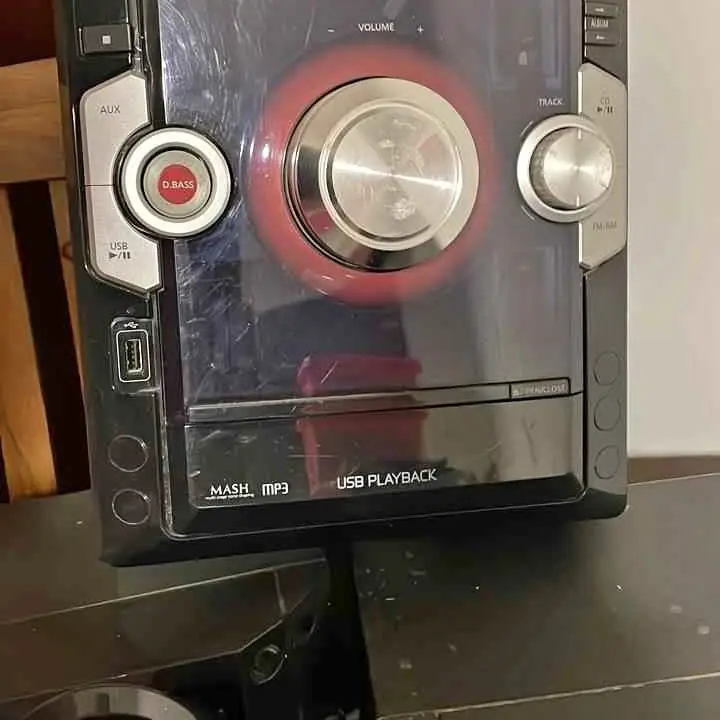 Se va huy hermoso minicomponente vintage Panasonic funcionando perfecto vice te López