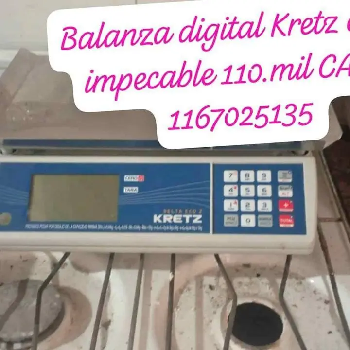 Se vende balanza digital impecable Kretz eco 2