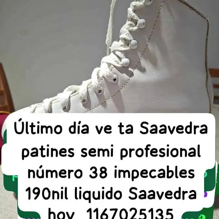 Se líquidan hoy Saavedra patines semi profesionales 38