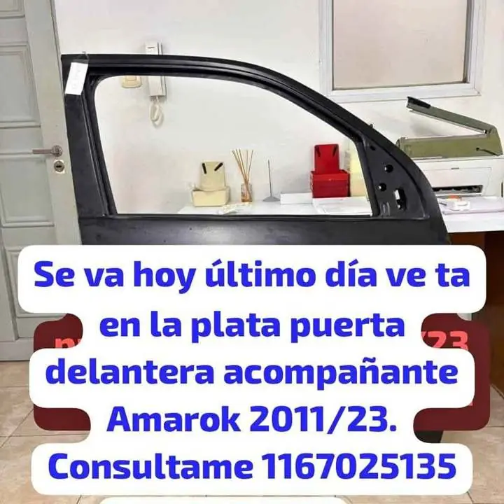 Se va puerta delantera acompañante Amarok 2011 /23 nueva la plata