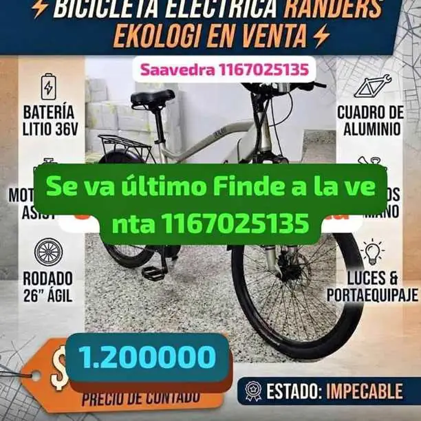 Se va último Finde ve ta hermosa ekono Randers eletrica a nueva Saavedra