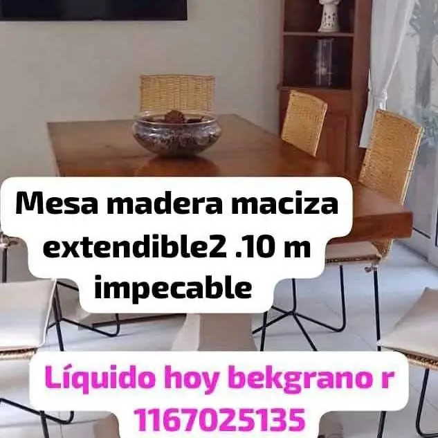 Líquido hermosa mesa extendible 2.10mmadera maciza belgrani r