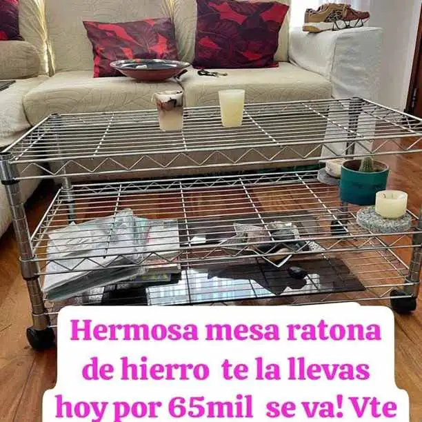 Hermosa mesa ratona de hierro te la lié sx hoy en vte López