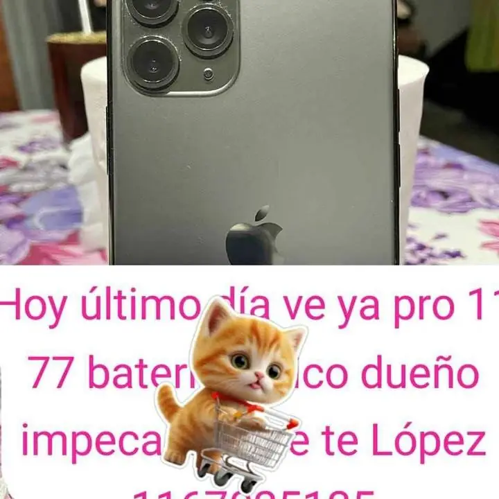 Se va hoy 11 pro impecable 77 batería único dueño con accesorios