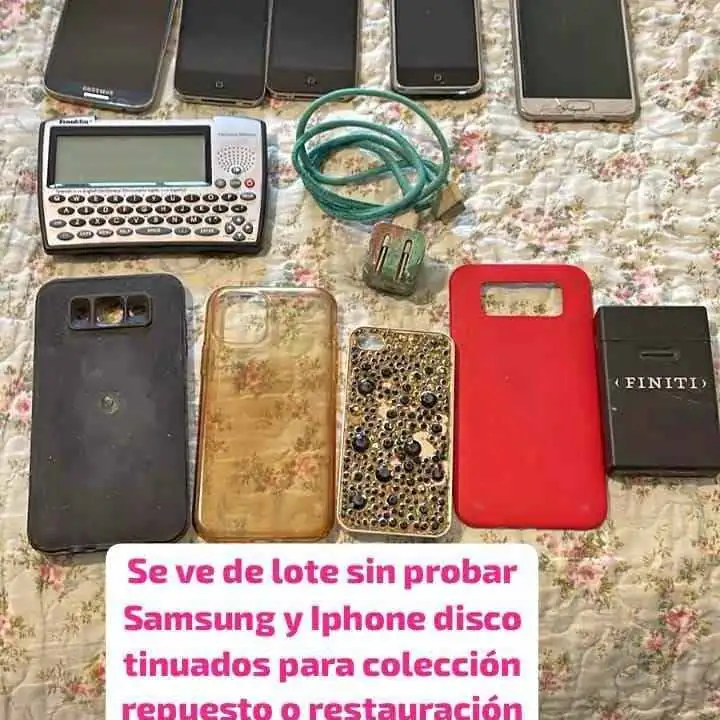 Se va lore Samsung o iPhone si. Probar para colección repuesto o reparación