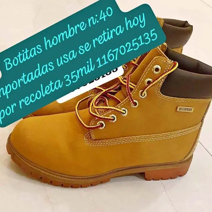 Botitas hombre importadas usa 40 se retira hoy recoleta