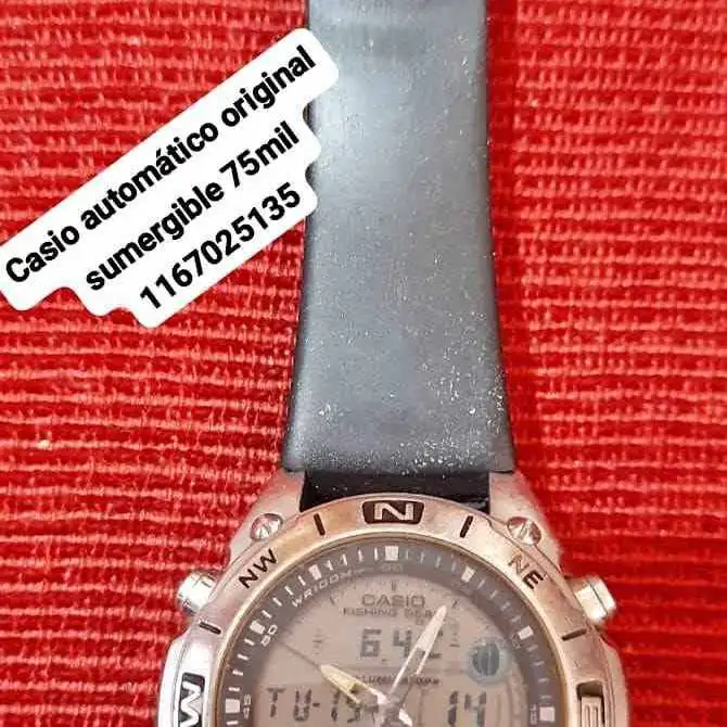 Hermosoreloj Casio sumergible original entrega villa del parque